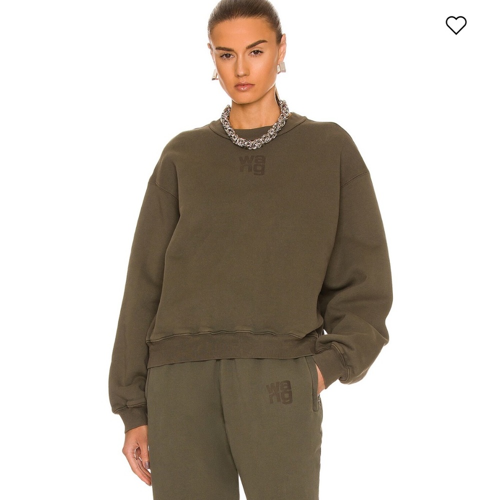 Alexander Wang Olive Sweatshirt